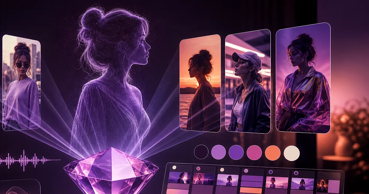 AI creator identity pipeline compared with business avatar video workflow